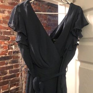 City chic dark navy dress